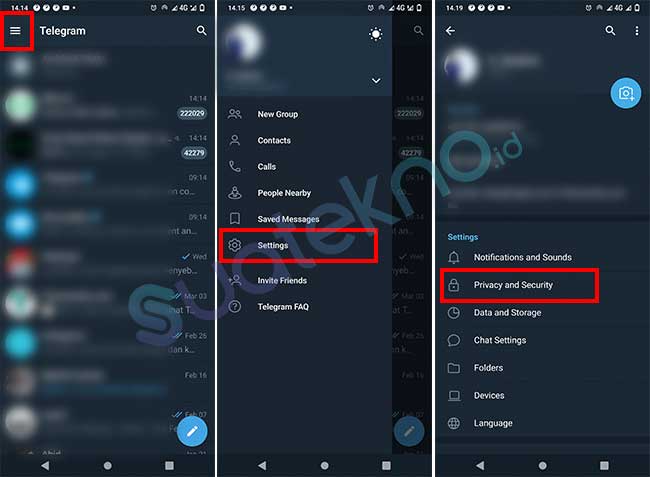 Cara Hapus Sinkronisasi Kontak Telegram di Android