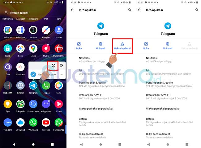 Cara Menonaktifkan Telegram Sementara di Android
