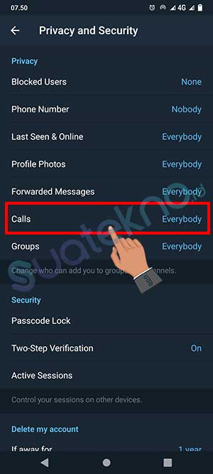 Cara Menonaktifkan Panggilan Suara dan Video Call di Telegram