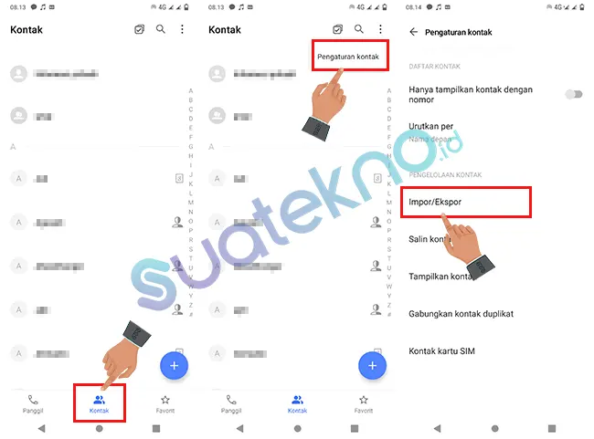 Cara memindahkan kontak dari hp lama ke hp baru