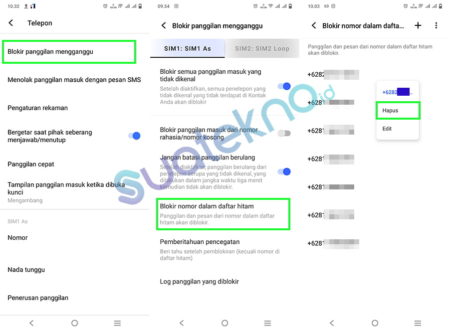 Cara Buka Blokir Nomor Telepon yang Diblacklist