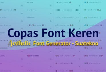 Copas font keren - aesthetic font generator